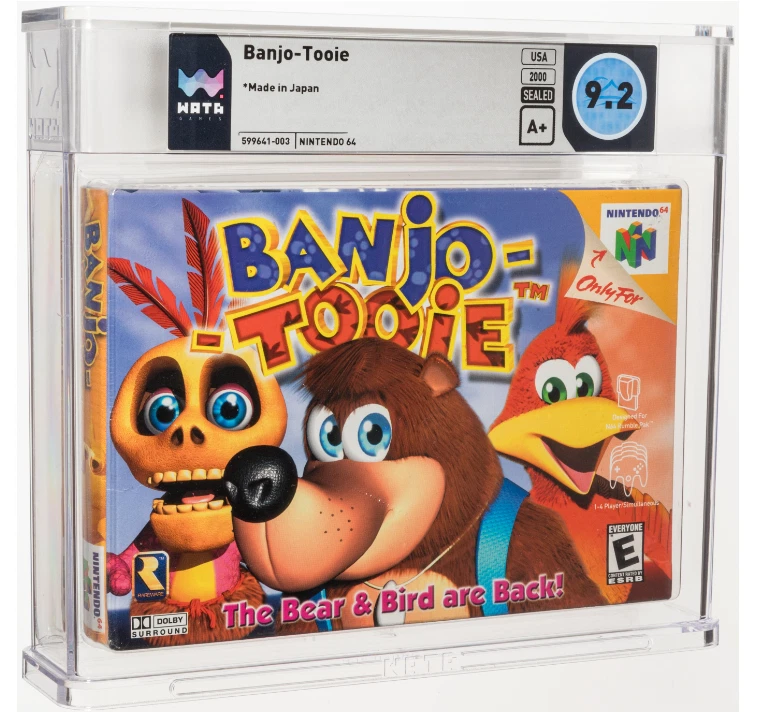 Banjo Tooie N64  9.2 A+ A NTSC SEALED WATA GRADED Made in Japan NINTENDO - Image 1 of 1
