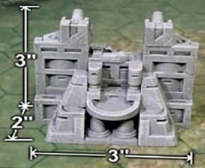 Wargame 6mm / 1/300 Scenery Terrain Building - Mandark Building - Picture 1 of 5