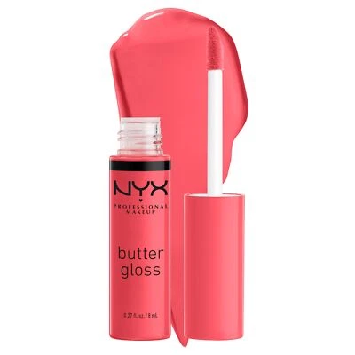 NYX Professional Makeup Butter Gloss, Non-Sticky Lip Gloss, Sorbet, 0.27 Oz - Image 1 of 4