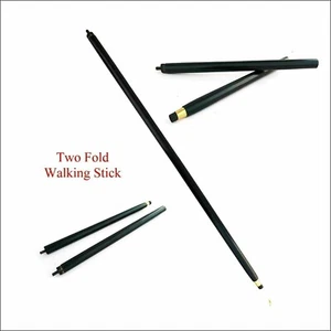 Vintage 2 Fold Wood Walking Stick Cane Only For Cane Handle (Only wooden shaft) - Bild 1 von 4