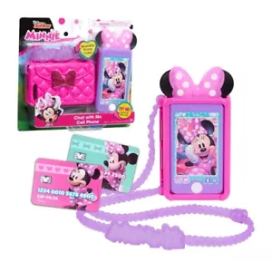 Neu Minnie Mouse Disney Junior Chat with Me Handy Set mit Licht und Sound - Bild 1 von 2