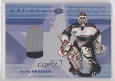 2001 ITG Be A Player Memorabilia All-Star Jersey /98 Martin Brodeur #ASJ-08 HOF