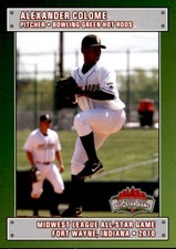 2010 Midwest League All-Stars #3 Alexander Colome Dominican Republic DR Card