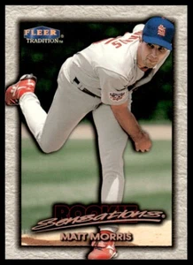 1998 Fleer Tradition Rookie Sensations Matt Morris St. Louis Cardinals #14RS R17 - Picture 1 of 2