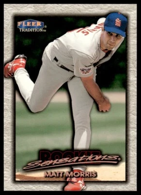 1998 Fleer Tradition Rookie Sensations Matt Morris St. Louis Cardinals #14RS R17 - Image 1 of 2