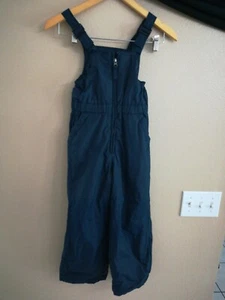 Jumping Beans Child's Navy Blue Ski Bibs Size 7 /L  Z11 - Picture 1 of 10