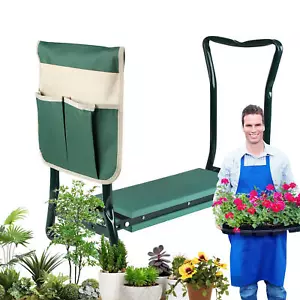 Foldable Kneeler Garden Stool Heavy Duty Gardening Bench Garden Kneeler & Seat - Picture 1 of 11