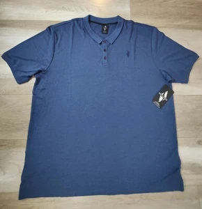 Skechers Herren Off Duty Polo Golf Shirt 2XL Blau Kurzarm Leicht Stretch - Bild 1 von 15