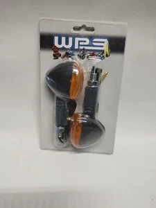 WPS 60-1379 Turn Signal Winker Light Oval 2 Wire Black - Picture 1 of 3