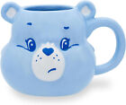 Tasse en céramique sculptée 3D Blue Care Bears Grinchy Bears neuve/neuf/peut contenir 20 onces