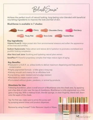 💟 BLUSHSENSE SeneGence AIRLESS PUMP New/Sealed *FREE SHIPPIPNG - Image 1 of 2