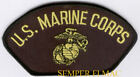US MARINE CORPS LOGO SEAL HAT PATCH EAGLE GLOBE &amp; ANCHOR EGA USMC SEMPER FI MAC
