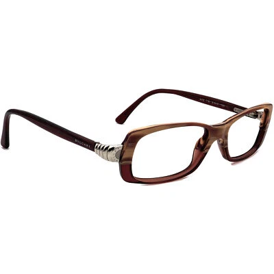 Bvlgari Women's Eyeglasses 448 778 Purple Marble Rectangular Italy 51[]15 130 - Image 1 of 4