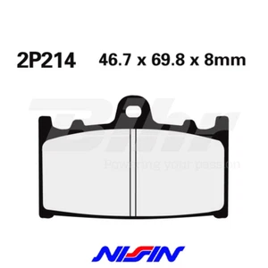 NISSIN 2P214NS Paire De Plaquettes Avant SUZUKI GSX 650 F ABS 2008-2014 - Photo 1/1