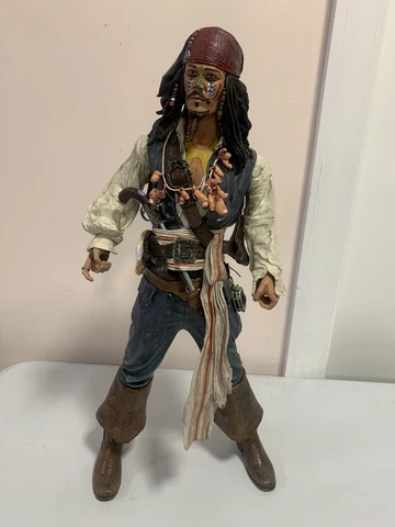 NECA Jack Sparrow Cannibal Jack Pirates Of The Caribbean 18" Talking Figure Cover