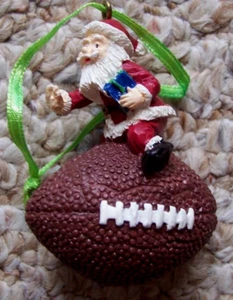 Avon Gift Collection Santa Sports Ornament Football 1996 - Picture 1 of 4