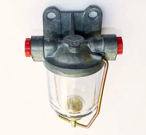 Classic Car AC Delco Type Fuel & Water Trap Glass Bowl Filter C13681 , R to L - Picture 1 of 2
