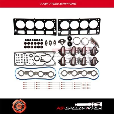 Ajuste para GMC Sierra 1500 HD conjunto de junta de cabeça e parafusos de cabeça 2001-2003 6.0L - Imagem 1 de 4