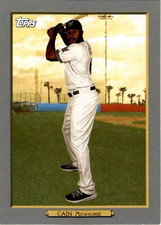 2020 Topps Series 1 - Turkey Red #TR-52 Lorenzo Cain - Milwaukee Brewers