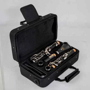 Clarinet 17 Key Falling Tune B /bakelite pipe body material Clarinet Woodwind  - Picture 1 of 15