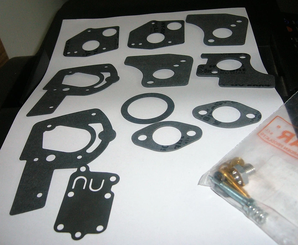 KIT RIPARAZIONE GUARNIZIONI CARBURATORE BRIGGS&STRATTON 3-5HP ORIZZONTALE Foto 1 de 1