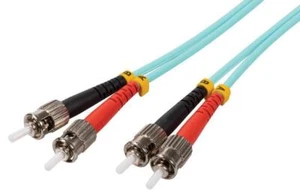 Cable De Parche De Fibra Óptica Dúplex OM4 ST-ST, 3m - 005-687-030-22 - Picture 1 of 1