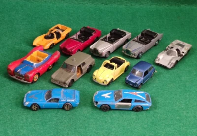 LOTTO MACCHININE MODELLINI POLISTIL VINTAGE 1:43 OBSOLETI POLITOYS ALFA VW ROLLS - Immagine 1 di 4