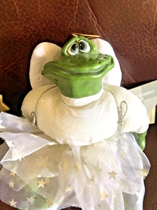 Russ Berrie Country Folks Kathleen Kelley Frog Collectible! Feature: Dreamweaver - Picture 1 of 13