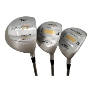 Knight Golf Stratos II Ladies RH Driver 3 5 Wood Set Light Flex Graphite Shaft - Picture 1 of 8