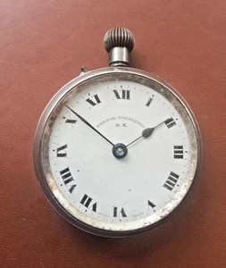 Antique 1800s Pocket Watch Railway Timekeeper S.K. Swiss - Picture 1 of 6