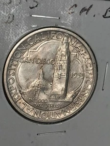 1935- S San Diego Commemorative Half - Picture 1 of 6