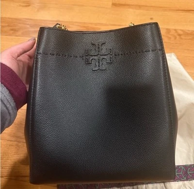 Bolso de hombro Brie TORY BURCH McGraw de cuero granulado Foto 1 de 4