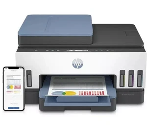 HP Smart Tank 7306 All-in-One Wireless Colour Inkjet Printer + Inks - Picture 1 of 3