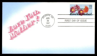 Mayfairstamps US FDC 1987 Georgia Love you, mother First Day Cover aau_49023 - Image 1 of 2