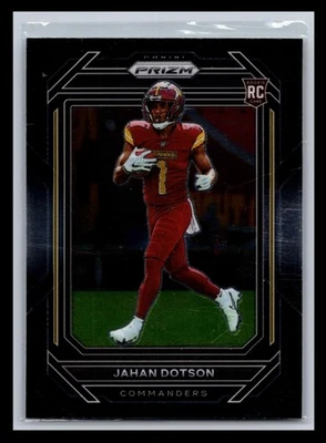 2022 Panini Chronicles #PB-15 Jahan Dotson Prizm Black - Image 1 of 2