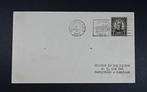 May 1 1929 FDC USA Scott # 665 Kansas Kans. 7c F-VF Used Stamp Cover Cat $140 - Picture 1 of 2