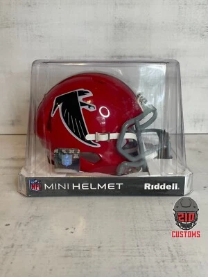 Mini capacete autêntico Atlanta Falcons (2009-2012; 2022) Riddell Speed - Imagem 1 de 4