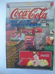 1996 Coca Cola Zeichen des guten Geschmacks Sammlerkarten versiegelte Box - Bild 1 von 3