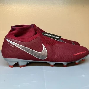 Nike Phantom Vision Elite DF FG 'Team Red' Red Grey ACC (AO3262-607) Size 12.5 - Picture 1 of 11