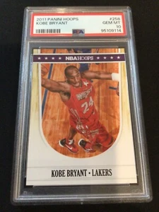 Panini Hoops Kobe Bryant 2011 ~ #258 West All-Stars Los Angeles Lakers PSA 10 - Imagen 1 de 2