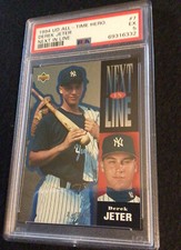 1994 Upper Deck All Time Hero Next In Line DEREK  JETER #7 PSA 5 EX  1 of 2500