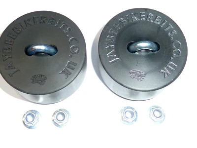 HUSQVARNA SM610 2005-EN SUPERMOTO REPOSAPIÉS DESLIZADORES PROTECCIÓN CONTRA CHOQUES CARRERA Foto 1 de 4