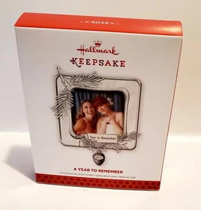 Hallmark Keepsake Ornament 2013 A Year To Remember Photo Holder NIB - Picture 1 of 5