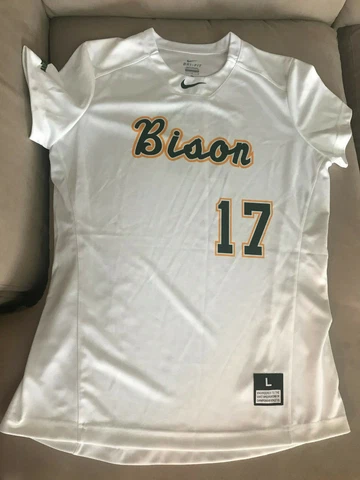 Nike DriFit NDSU North Dakota State University Bison Womens Team Jersey NWOT Cover