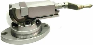 Frässchraubstock Schraubstock drehbare Basis & Winkel neigbar 2-Wege-Backe 3" - Bild 1 von 2