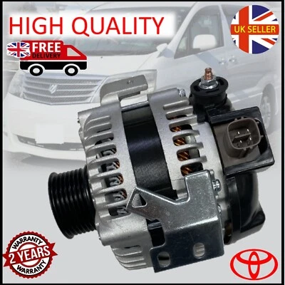 Fits Toyota Alphard ANH10 2.4 2AZ Alternator 2002 - 2008 Series 10 BRAND NEW  - Image 1 of 4