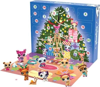Christmas Advent Calendar Littlest Pet Shop Lps Toys Dog Collection Animal UK - Image 1 of 4