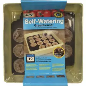 (11)-Jiffy 14-Zellen selbstbewässerndes Gewächshaus Torf Pellet Samen Starter Kit T14HG - Bild 1 von 1