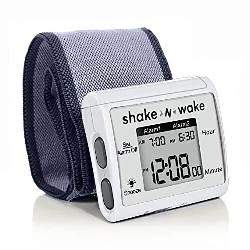 Techtools Vibrating Alarm Clock - Shake N Wake - Silent Alarm Wristband Watch - - Image 1 of 4