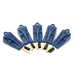 18TL Teeth + Pins/Locks (Pack of 5), Bucket Tooth, Excavator, Skid Steer, Bobcat - Picture 1 of 1